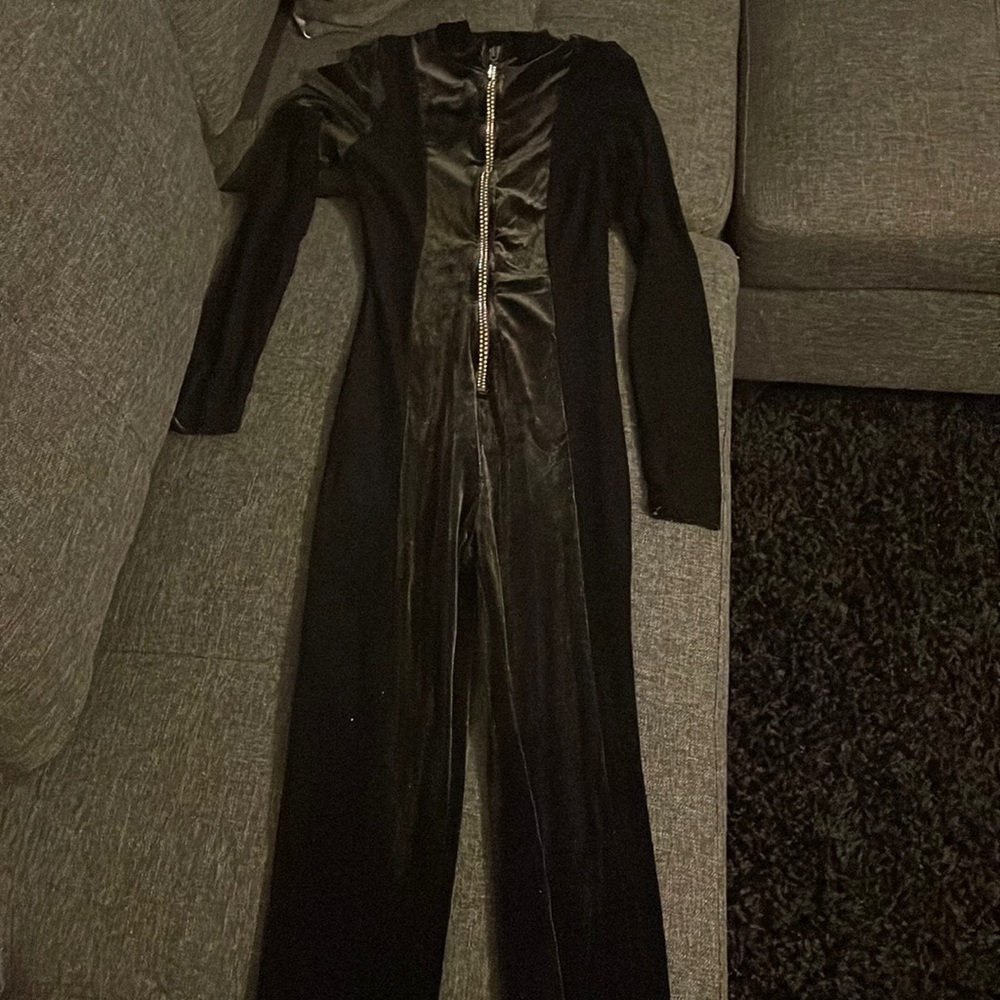 All black suit